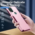 thumbnail image 3 of Compatible for Moto G Stylus 5G Case,Hard Back & Soft TPU Dual Layer Design,Slim Cover,Anti-Scratch Phone Case,Full Body Shockproof Protective for Moto G Stylus 5G 2021 Case Pink, 3 of 13