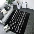 thumbnail image 1 of American Flag Fight Brain Cancer Awareness Rug for Living Room 80x58 Inch Bedroom Super Soft Flannel Fabric Carpet Room Decor Non-Slip Area Rug, 1 of 1