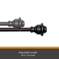 thumbnail image 3 of Kenney Manufacturing 224538 60 x 120 in. Fast Fit Rod, Brown, 3 of 5