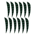 thumbnail image 3 of 12Pcs in 1 Bow DIY Shafts Turkey Fletchings - 3 Inch , Green, 8x1cm, 3 of 9
