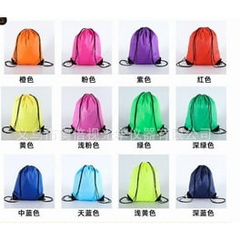 Cheers.US Nylon Drawstring Backpack Bulk String Bag Gym Sack