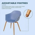 thumbnail image 4 of Grand Patio Blue Whale Dining Side Chairs - Set of 6, Aluminum Frame, Outdoor, 4 of 7