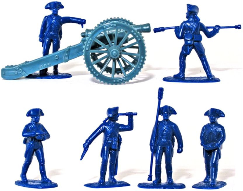 Armies in Plastic American Revolution Continental Artillery Gun Crews 1/32 54mm 