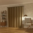 thumbnail image 2 of Sun Zero Oslo Extreme 100% Blackout Grommet Curtain Panel, 52"X95", Gold, 1-Piece Single Panel, 2 of 9