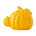 thumbnail image 2 of Pumpkins Fall Decorations for Home Pumpkin Ceramic Thanksgiving Centerpiece for Table, Modern Desktop Entryway Decorative Ornament Office Living Room （Yellow）, 2 of 6