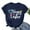 Navy, variant on Levmjia Plus Size Tops for Women Easter Shirts Women's Easter Printed Round Neck Short Sleeved T-shirt Loose Top