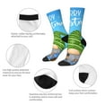 thumbnail image 6 of Goofa Merry Christmas Gnome Printed Men's Crew Socks, Soft Durable Breathable Moisture-Wicking with Odor Control Cotton socks, 6 of 9