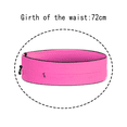 thumbnail image 2 of Bolsa de teléfono con bolsillos invisibles para deportes al aire libre, para correr, maratón, bolsa de fitness multifuncional, rosa roja, 2 of 5