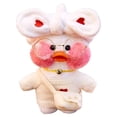 thumbnail image 2 of Muñeco de pato blanco de aspecto lindo, suave y cómodo juguete de peluche para decoración del hogar, regalos, 2 of 12