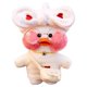thumbnail image 2 of Juguete de peluche, muñeco de pato blanco, lindo juguete de peluche de pato navideño, máxima comodidad, 2 of 12