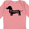 thumbnail image 4 of Inktastic Family Dog Short Haired Dachshund Boys or Girls Long Sleeve Baby Bodysuit, 4 of 5