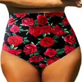 thumbnail image 1 of Bikini Taille Haute pour Femmes Grande Taille, 1 of 3