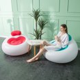 thumbnail image 3 of Sturdy Inflatable Chair with Heart Shape Design, Lightweight and Comfortable, Suitable for Living Room and Outdoor Gatherings, Easily Inflated and Deflated, 3 of 7
