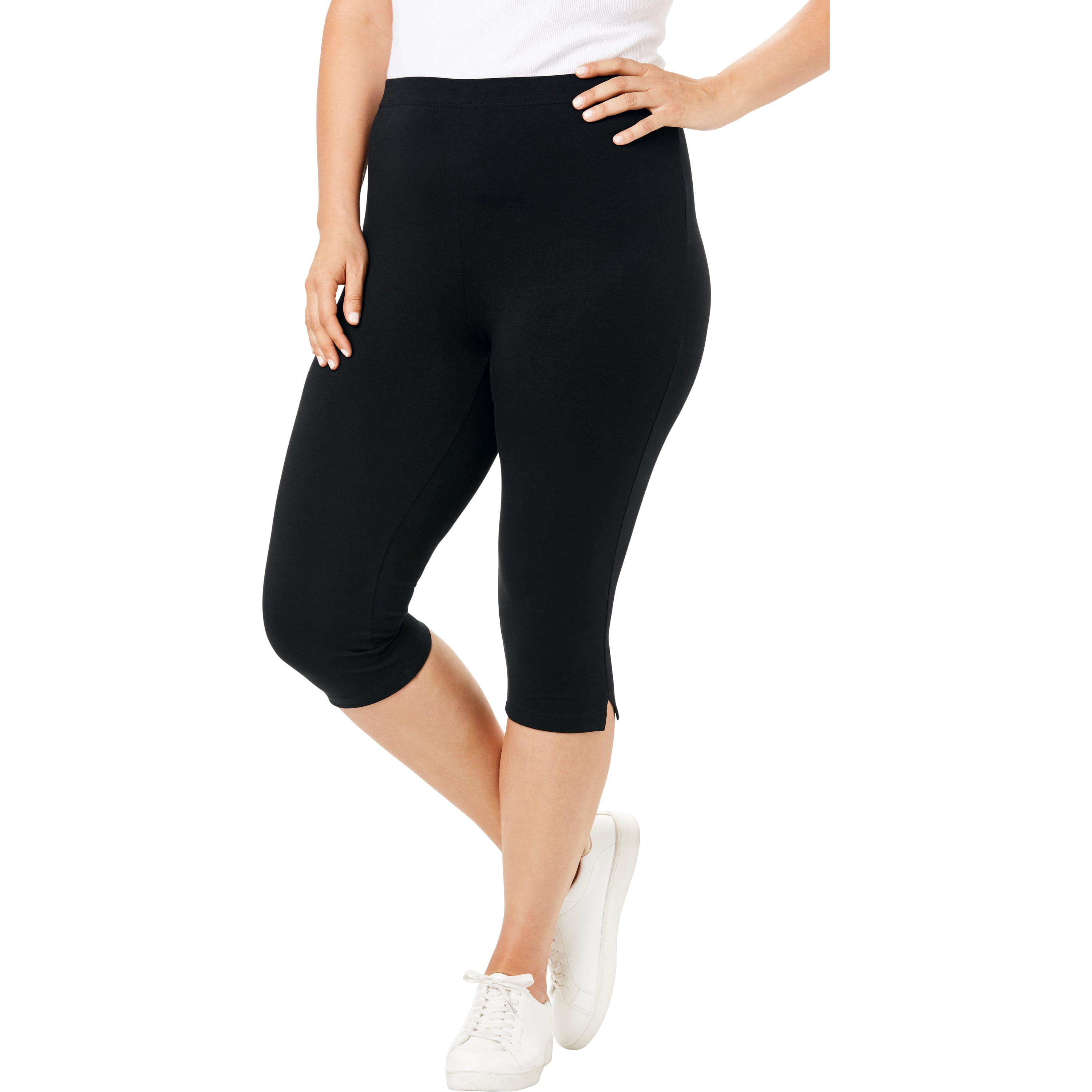 Woman Within - Woman Within Women's Plus Size Petite Stretch Cotton ...