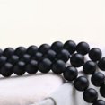 thumbnail image 3 of K-KED Natural Black Onyx Gemstone Round Beads Matte 15.5'' 6mm 8mm 10mm -8 mm, 3 of 6