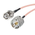 thumbnail image 4 of RG316 Coaxial Cables,BNC Male to UHF Male with Adapter Low Loss RF Coaxial Cable 6FT Orange 2Pcs, 4 of 6