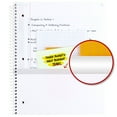 thumbnail image 3 of Five Star Soft Petals Spiral Notebook Plus Study App 1 Subject College Ruled 8, 3 of 7