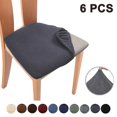 thumbnail image 1 of Set Of 6 Chair Seat Covers For Dining Room Kitchen Chairs, 1 of 5