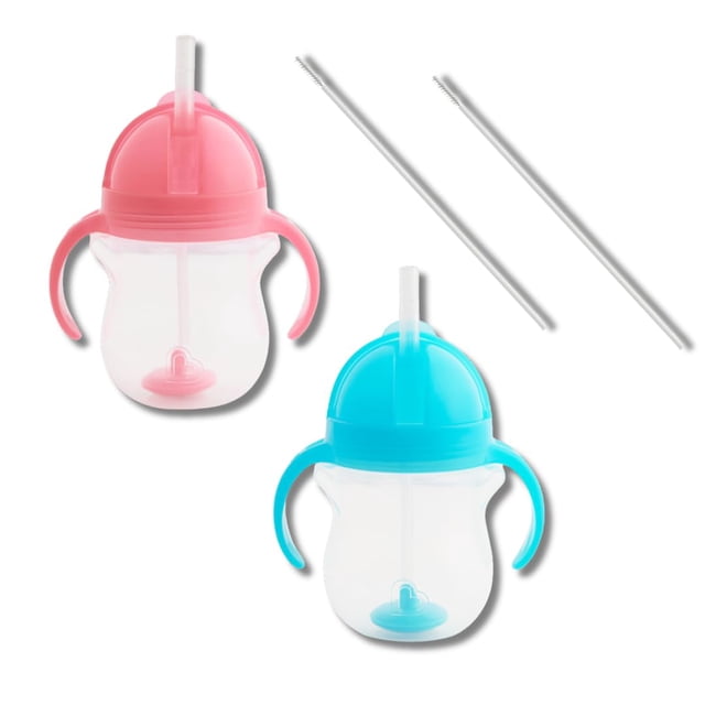 Pajita pesada Munchkin de Sippy Cups, 200 ml, para niños pequeños a partir de 6 m