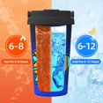 thumbnail image 6 of Saiise Geometry Dash Print Travel Coffee Mug 16oz,Insulated Coffee Mug to Go,Reusable Coffee Travel Mug with Seal Lid,Vacuum Stainless Steel Coffee Cups for Hot/Ice Coffee Tea, 6 of 8