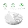thumbnail image 2 of CTIRCHIU 2Pcs Wall Soft Silicone Guard White Square For Door Handle Wall Protection Home Office Use, 2 of 2