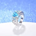 thumbnail image 4 of Bague de Fiançailles Bague de Demande en Mariage en Forme de Cœur Bague de Mariage pour Dames et Filles, 4 of 6
