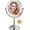 Pearl Nickel, variant on 11.8" Extra Large 17" Tall Lighted Makeup Mirror, 1X/5X/10X 3-Sided Magnifying Mirror with 96 LEDs, 3 Color Dimmable Lights, 360° Swivel Dual Power Vanity Mirror, Nickel Finish Luxury Gift Box