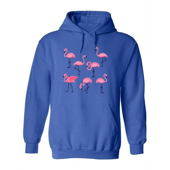 Flamingos Hoodie Women -SPIdeals Designs, Female 4X-Large