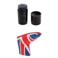 thumbnail image 1 of Cubierta De La Cabeza Del Putter De La Lá Del Golf De La Pu Funda Del Bolso Del Headcover Con El Estampador Del Sello De La Bola Sunnimix Cubierta de la cabeza del putter de golf, 1 of 8