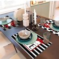 thumbnail image 2 of asddcavvf Valentine's Day Car & Table Mats Festive Table With Heat Linen Print for Parties Ideal for Home & Restaurant Use for Lovers F Small Mats for Tables, 2 of 4