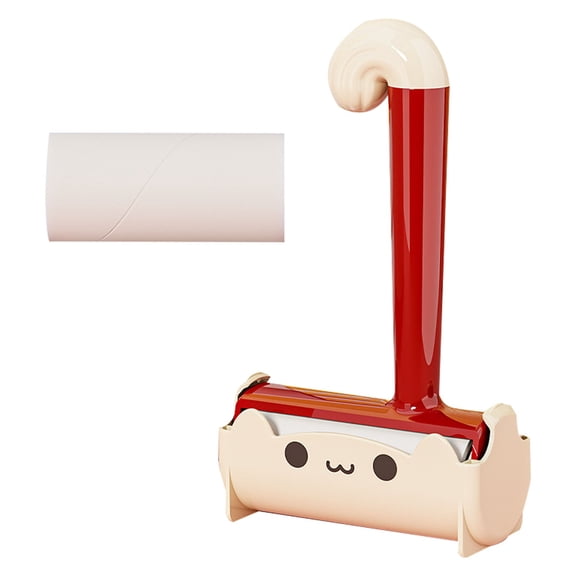 Cat Hair Remover | Dog Hair Couch Remover,Sticky Multifunctional Scrubber Roller With Cartoon Cat Shape For Deshedding Laundry Cleaning Furniture, 4.54x2x7.93"