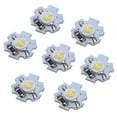 thumbnail image 3 of Herwey 25Pcs 0.5W 5V High Power LED Lamp Bead Light Source Chip With Aluminum Plate, 3 of 8