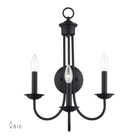 42673-07 Livex Lighting Estate - 3 Light Wall Sconce-20.75 Inches Tall and 14 Inches Wide-Bronze Finish