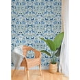thumbnail image 6 of RoomMates Whimsical Creatures Blue Peel & Stick Wallpaper, 6 of 9