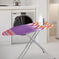 thumbnail image 2 of HELLHERO Zigzag Stripe Art Ironing Board Cover 3 Fasteners Polyester Fiber Fabric Hook and Loop Adjustable Fasteners, 2 of 5