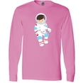 thumbnail image 3 of Inktastic Cute Boy, Astronaut, Cosmonaut, Space Flight Long Sleeve T-Shirt, 3 of 5