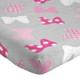 thumbnail image 6 of Disney Minnie Mouse Faces Pink 7 Piece Full Bed Set, 100% Microfiber, 6 of 9