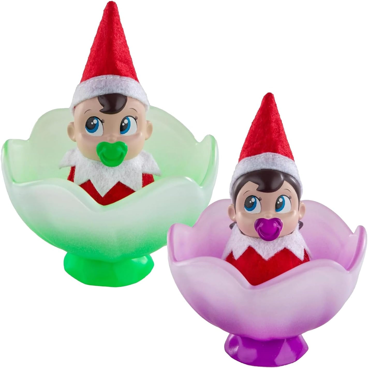 The Elf on The Shelf Bundle: Scout Elf Boy Light Tone, Boy & Girl Frost Pips and 3 Elf T-Shirts