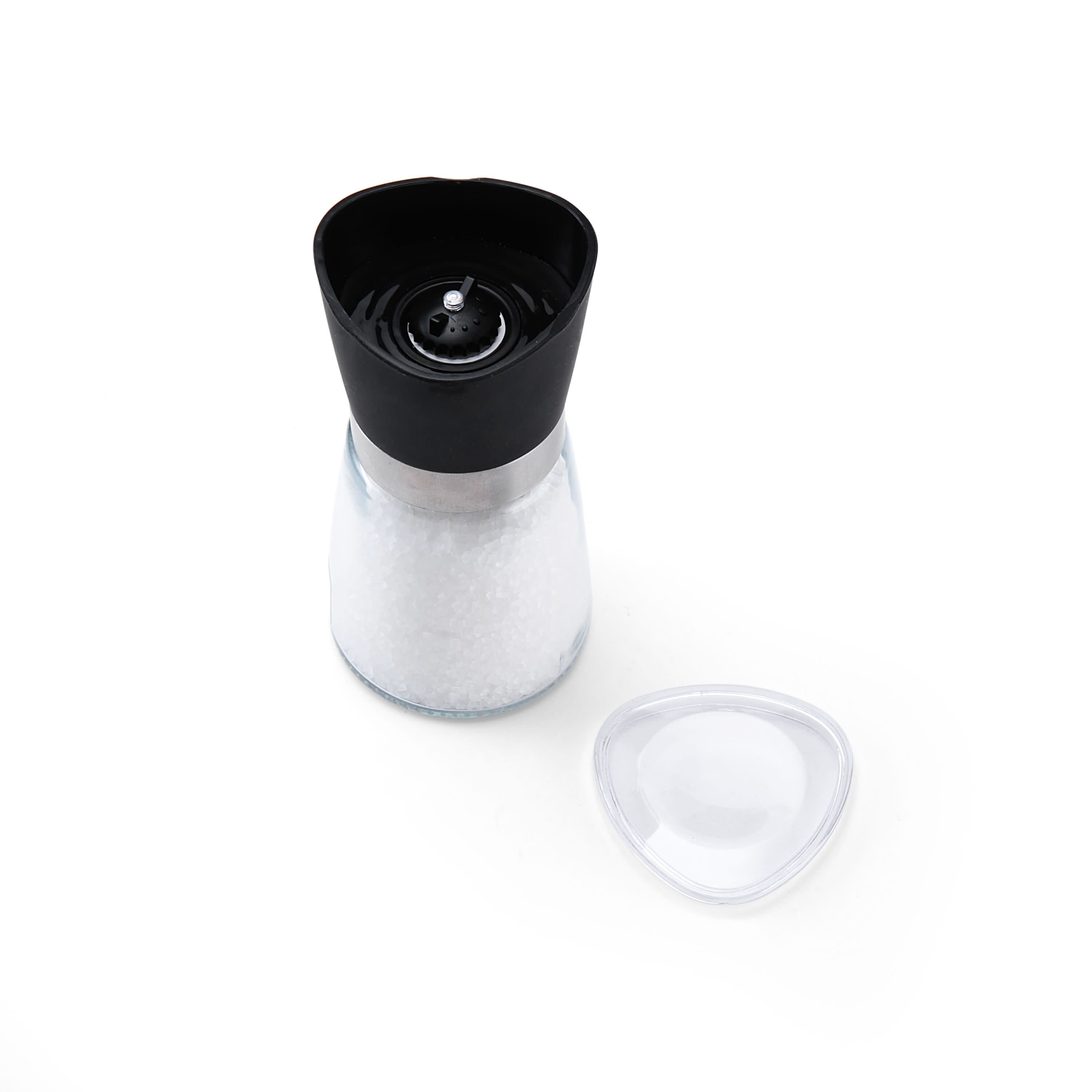 Kamenstein 5-inch Glass Grinder Prefilled with Sea Salt