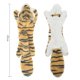 thumbnail image 4 of FLhrweasw Lindo peluche No-Stuff Pet Dog Squeaky Toy Train Play Whistling Doll (Tigre), 4 of 8