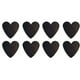 thumbnail image 1 of EeaseMX 12 pegatinas magnéticas de 30 x 2,2 mm con forma de corazón, para nevera, juguetes para niños (negro), 1 of 7