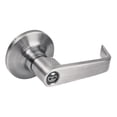 thumbnail image 1 of Manija Tubular Rect Func Recámara Acabad Latón Brillan Lock Lock 22MA, 1 of 3