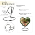 thumbnail image 4 of Duckling's Dusk Urns For Adult Female Heart - Cremation Adult Urns For Human Ashes - Memorial Urns For Human Ashes - Mini Heart Keepsake Urn For Human Ashes - Grandfather Urn (Size -3inch, 2pc), 4 of 5