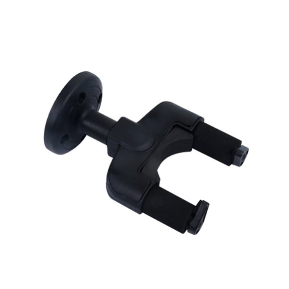 Soporte para colgar guitarra Soporte de montaje en pared Gancho para guitarra eléctrica Acústica Mandolina Ukulele Guitarra negra Tornillos para bajo