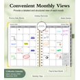 thumbnail image 2 of Planner NOTBOKPA 2026 de piel, tapa dura, semanal, mensual, tamaño A5, 2 of 7