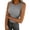 Grey, variant on Women's Ribbed Sleeveless Tank Top, Slimming Knit Pullover Sweater, Solid Color Round Neck Base Layer, Versatile Casual Top, Everyday Basic Beige A