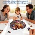 thumbnail image 2 of 7.4in 83pc Acrylic Jigsaw Puzzle Suncatcher – Sun Catcher Puzzle for Windows Hanging, Home & Garden Gift #003, 2 of 6