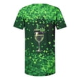 thumbnail image 5 of Blouses for Women Dressy Casual,St Patricks Day Shirt Women Shamrock Short Sleeve Tops Casual Button V Neck Tunic Blouses Irish Green Outfits, 5 of 5