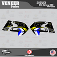 thumbnail image 2 of Kalair GFX Graphics Kit for Suzuki RM125 (1999-2000) Veneer Series, 2 of 5