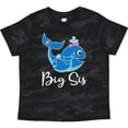 thumbnail image 3 of Inktastic Big Sis Whale Girls Sister Girls Toddler T-Shirt, 3 of 5